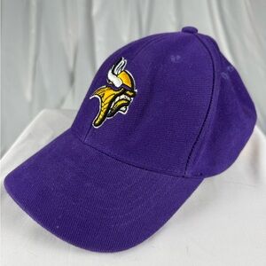 Purple Reebok Baseball Cap with Minnesota Vikings Logo NFL